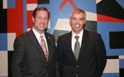 photo of President David Maxwell and Larry Zimpleman
