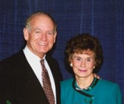 Photo of former Iowa Gov. Robert D. and Billie Ray