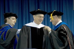 Honorary degree recipient James Autry