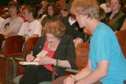 Helen Thomas and Tyler O'Neil