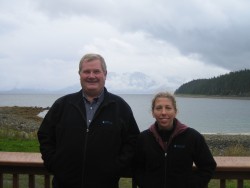 Photo of Dan Hobson, Maggie Buttweiler Blehert in Alaska
