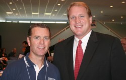 photo of Scott Raecker and Gov. Chet Culver