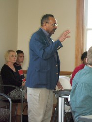 James Bowman speaks at Fort Des Moines Museum