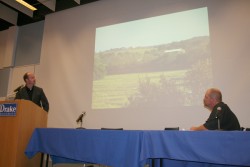 photo of Mike and Dan DeCook giving presentation