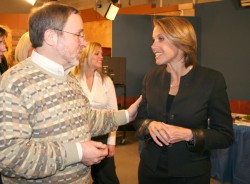 Photo of Dennis Goldford and Katie Couric