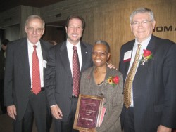 photo of Wanda Everage, David Maxwell, Larry Ebbers and Don Adams.