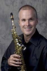 photo of james Romain with saxophone