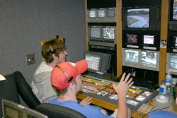 photo of Relays telecast crew