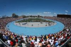 Photo of track at Drake Stadium