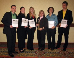 Photo of students with Professor Dorothy Pisarski