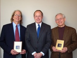 photo of John Allen, Scott Hartsook and Russell Lovell at the awards luncheon