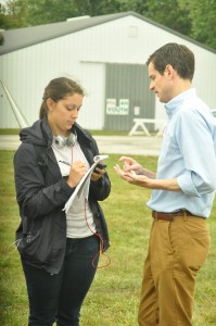 Monica Worsley interviews Tyler Olson, a Democratic candidate for governor. 