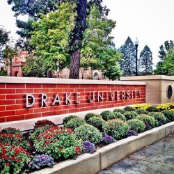 Drake Welcome Sign