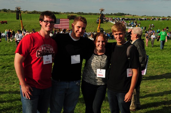 Geoff Daley, Alex Payne, Sarah Fulton and Colton Warren.