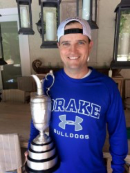 Zach Johnson with the Claret Jug.