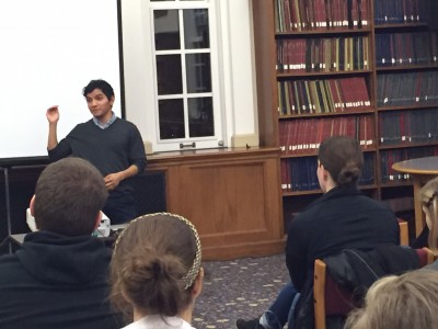 Carlos Ibarra shared his documentary and his story at Cowles Library.