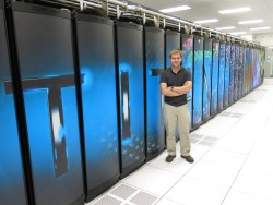 Drake junior Joel Venzke harnessed the power of Titan, one of the world's fastest supercomputers, while working alongside Prof. Klaus Bartschat on research that observes and controls the motion of ultrafast subatomic particles.