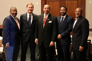 Jerry Anderson with 100 Black Men of America leadership