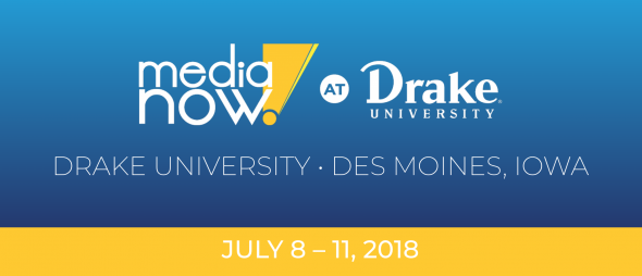 Media Now Summer Camp at Drake University July 11-18, 2018.