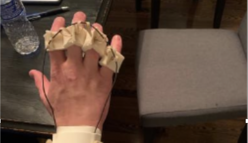 Occupational therapy students do lab work at home, make stovetop orthoses