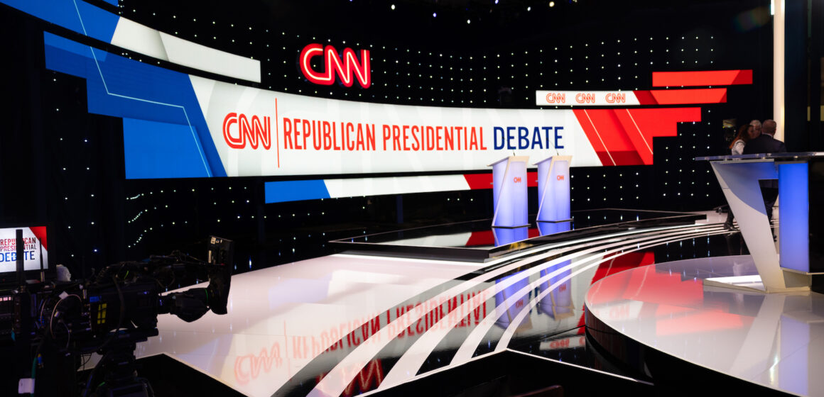 A Look Behind the Scenes at the CNN Republican Presidential Debate 