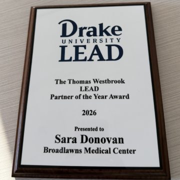 Drake University LEAD Recognizes Sara Donovan as Partner of the Year